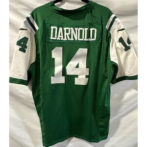 Green Nike On Field NFL New York Jets Jersey Men's XL #14 DARNOLD